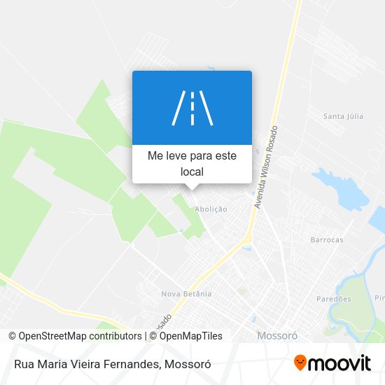 Rua Maria Vieira Fernandes mapa