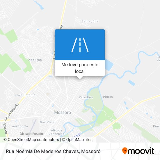Rua Noêmia De Medeiros Chaves mapa