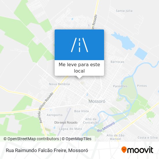 Rua Raimundo Falcão Freire mapa