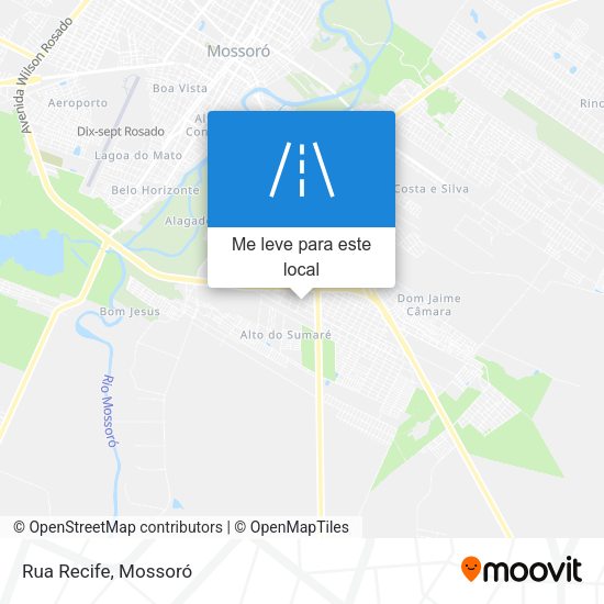 Rua Recife mapa