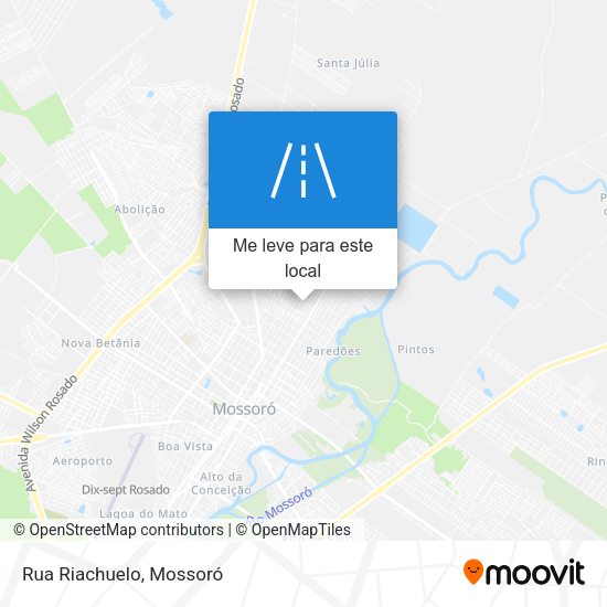 Rua Riachuelo mapa