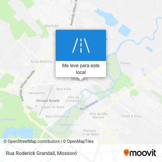 Rua Roderick Grandall mapa