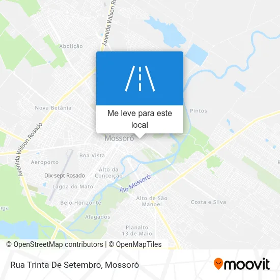 Rua Trinta De Setembro mapa