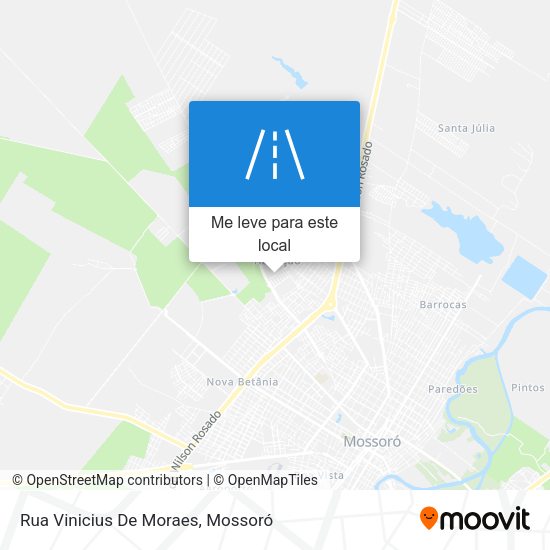 Rua Vinicius De Moraes mapa