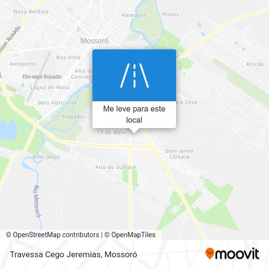 Travessa Cego Jeremias mapa