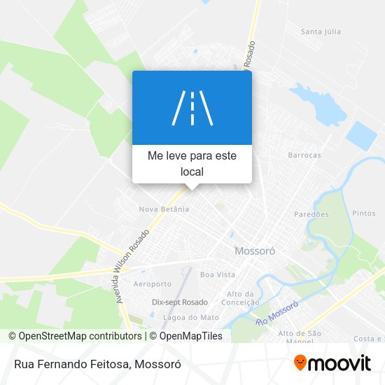 Rua Fernando Feitosa mapa