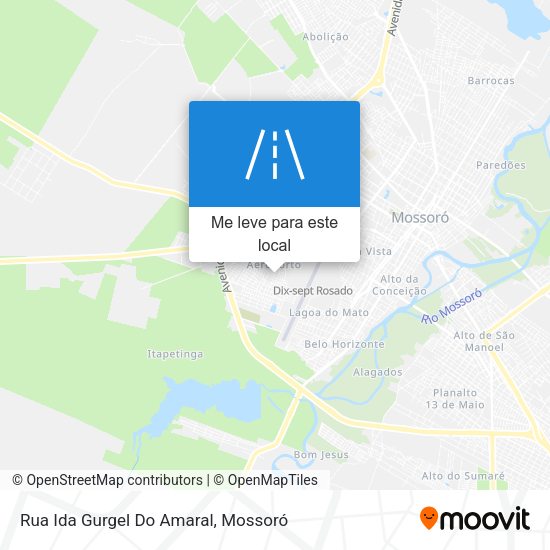 Rua Ida Gurgel Do Amaral mapa