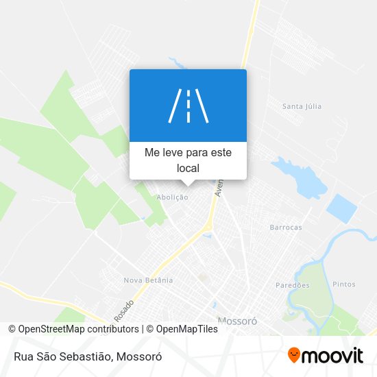 Rua São Sebastião mapa