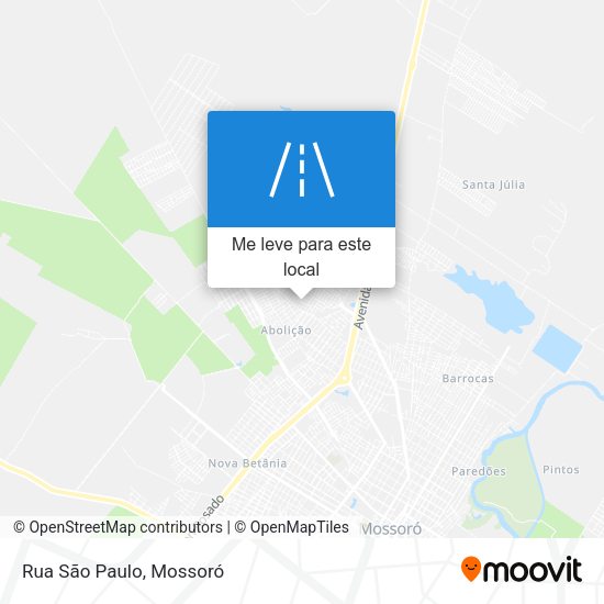 Rua São Paulo mapa
