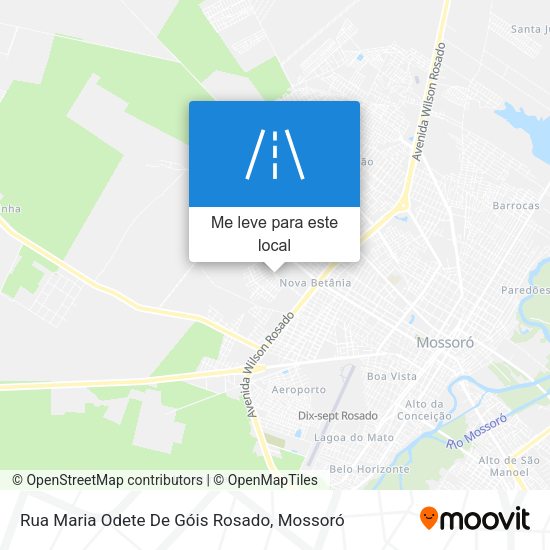 Rua Maria Odete De Góis Rosado mapa