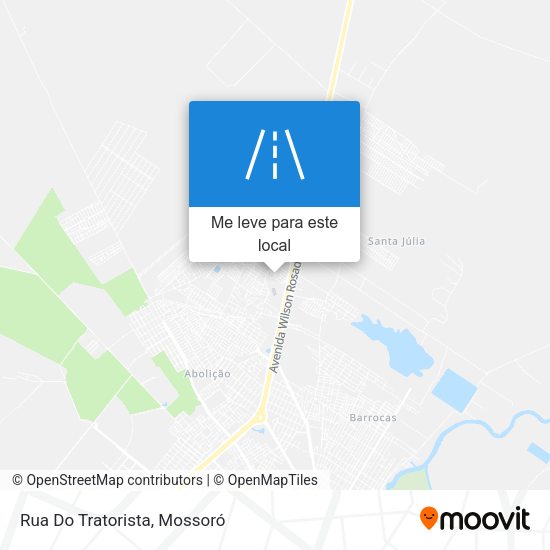Rua Do Tratorista mapa