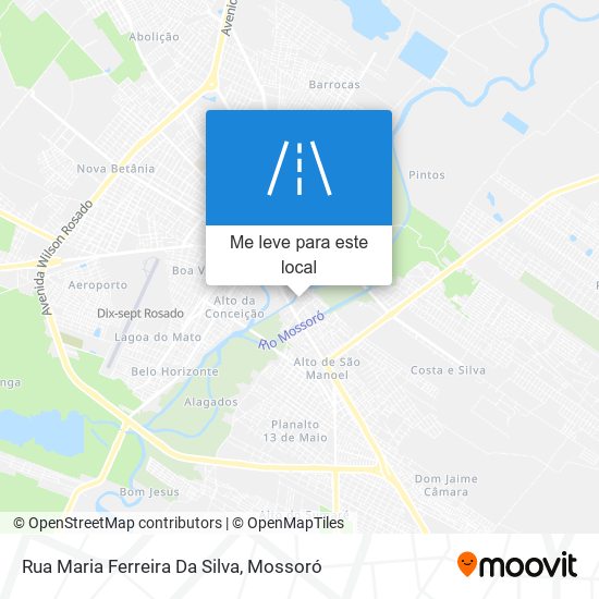 Rua Maria Ferreira Da Silva mapa