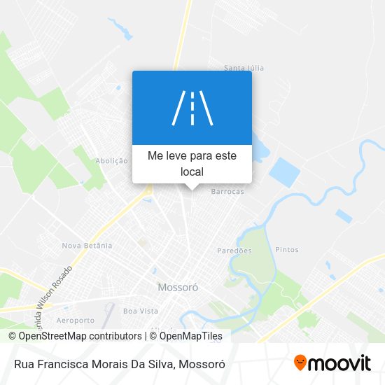 Rua Francisca Morais Da Silva mapa
