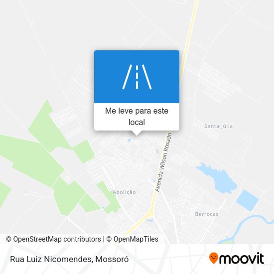 Rua Luiz Nicomendes mapa