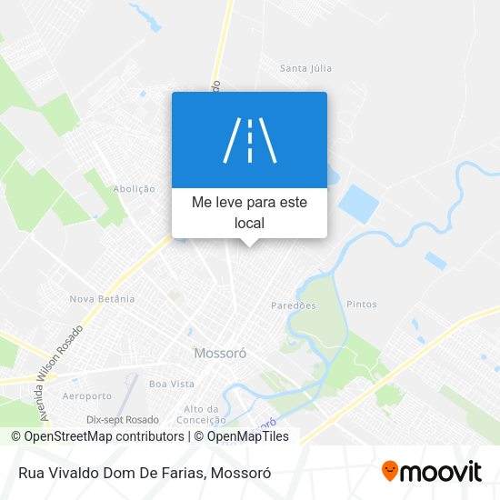 Rua Vivaldo Dom De Farias mapa