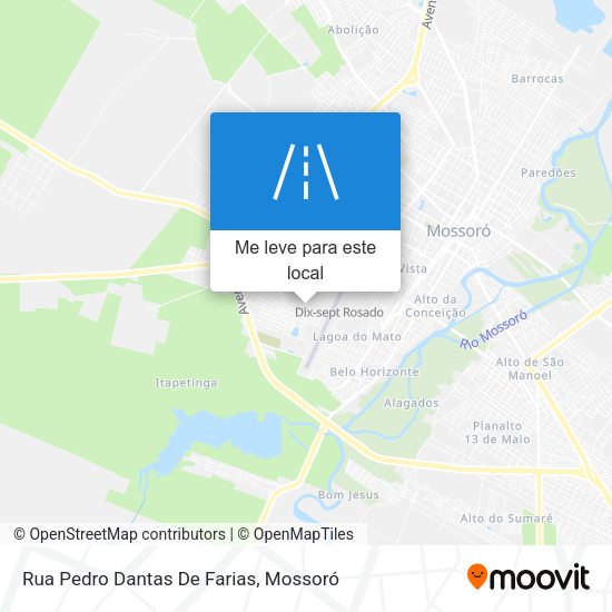 Rua Pedro Dantas De Farias mapa