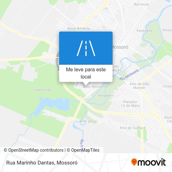 Rua Marinho Dantas mapa