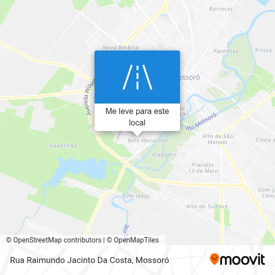 Rua Raimundo Jacinto Da Costa mapa