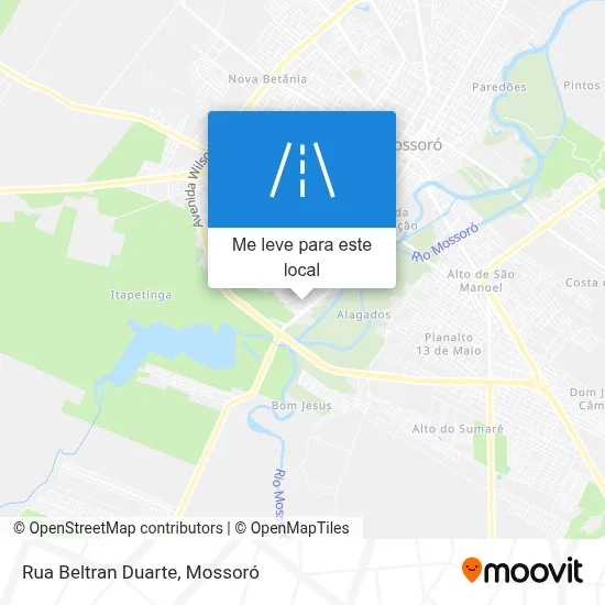 Rua Beltran Duarte mapa