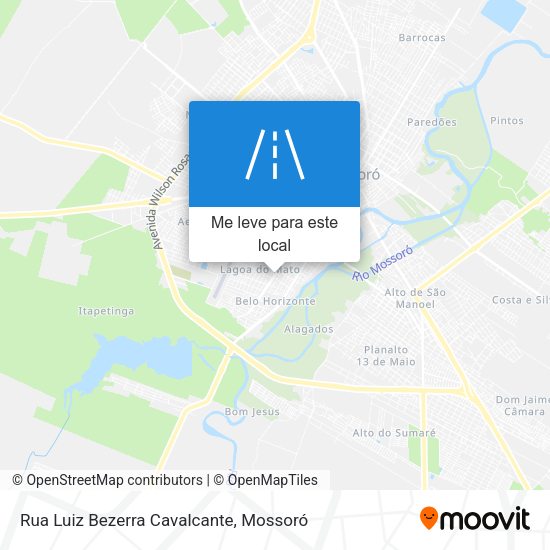 Rua Luiz Bezerra Cavalcante mapa