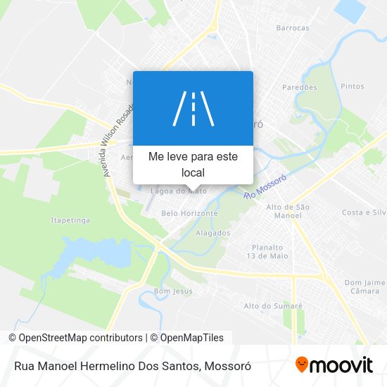 Rua Manoel Hermelino Dos Santos mapa