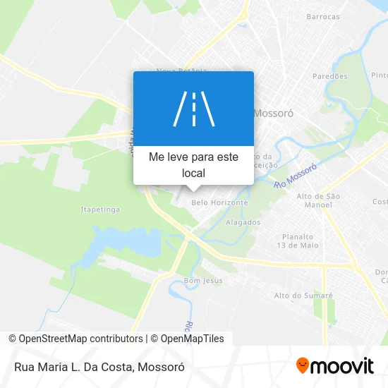 Rua Maria L. Da Costa mapa