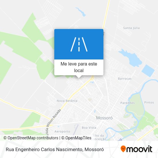 Rua Engenheiro Carlos Nascimento mapa