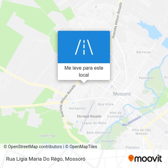 Rua Lígia Maria Do Rêgo mapa