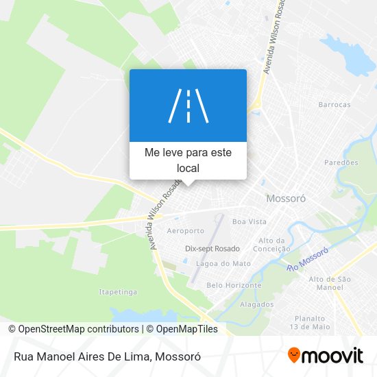 Rua Manoel Aires De Lima mapa