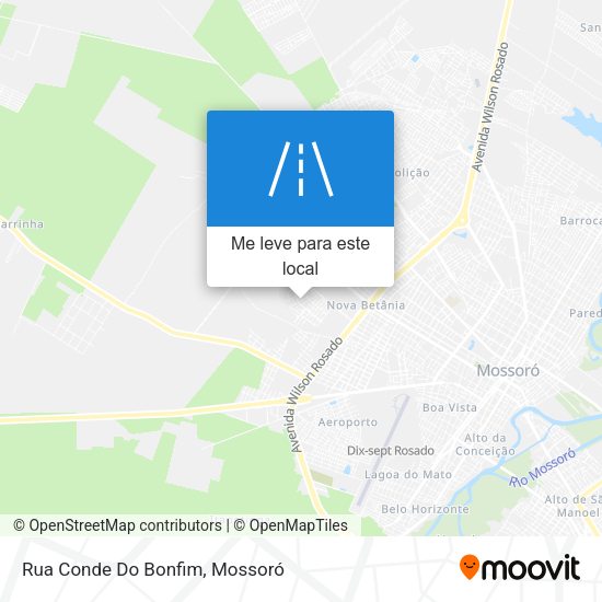 Rua Conde Do Bonfim mapa