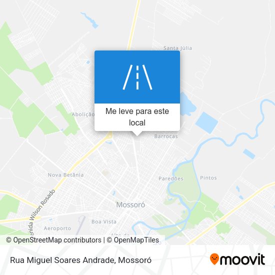 Rua Miguel Soares Andrade mapa