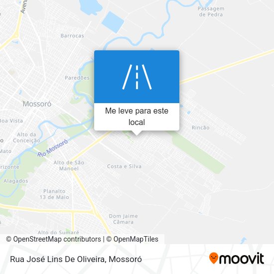 Rua José Lins De Oliveira mapa