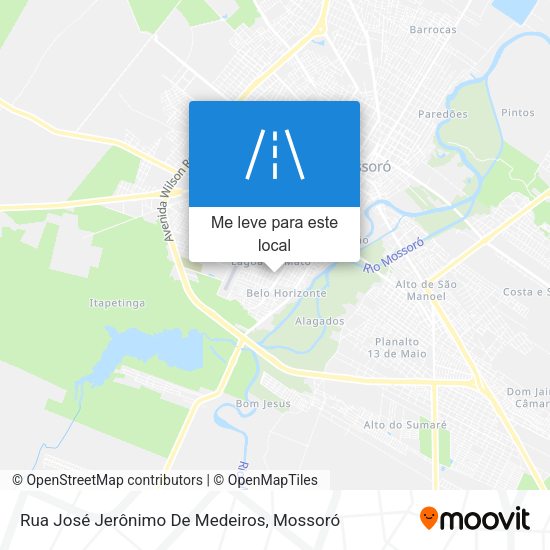 Rua José Jerônimo De Medeiros mapa