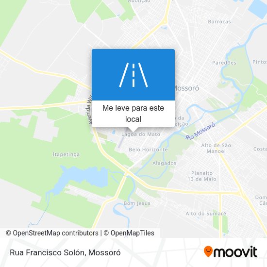 Rua Francisco Solón mapa