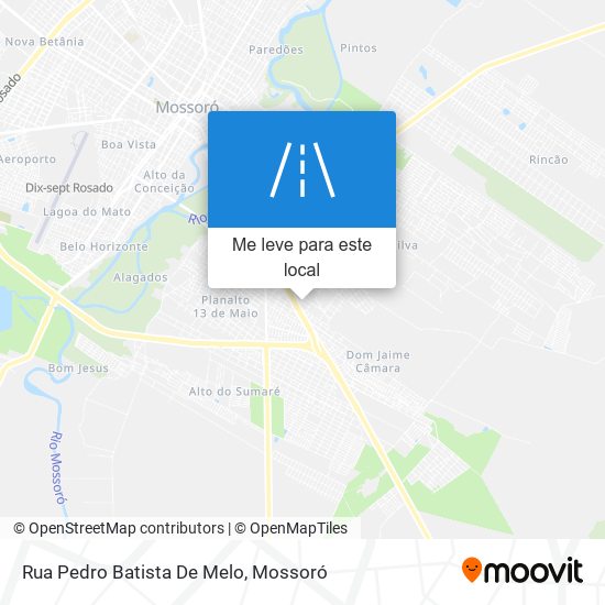 Rua Pedro Batista De Melo mapa