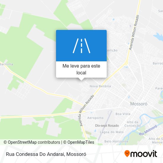Rua Condessa Do Andarai mapa