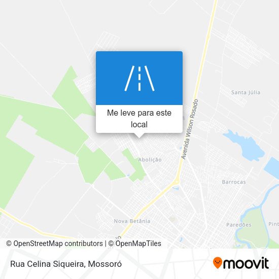 Rua Celina Siqueira mapa