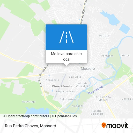 Rua Pedro Chaves mapa