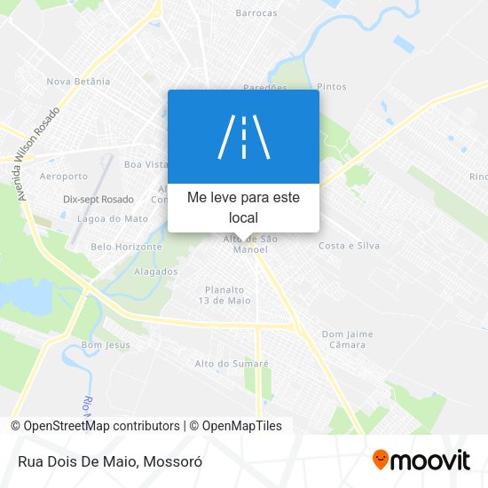 Rua Dois De Maio mapa