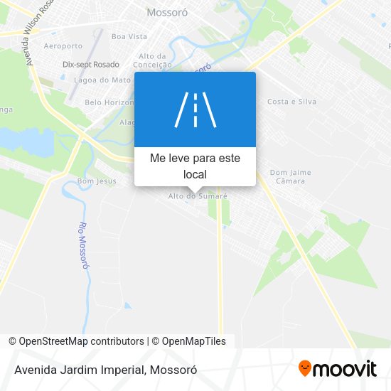 Avenida Jardim Imperial mapa