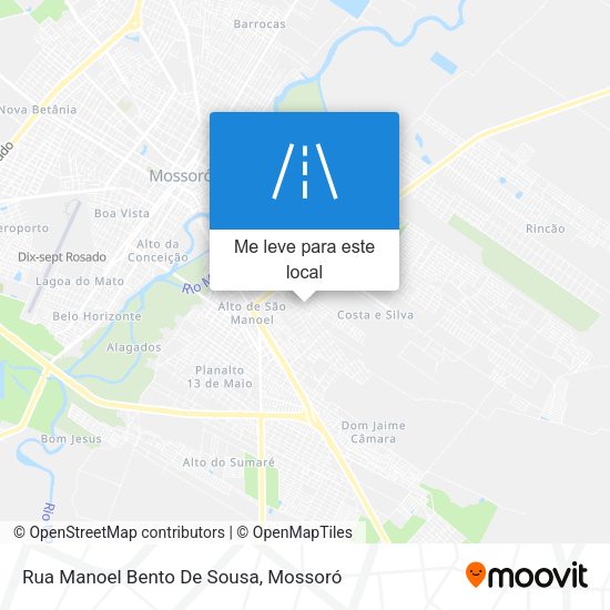 Rua Manoel Bento De Sousa mapa