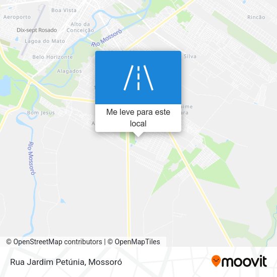 Rua Jardim Petúnia mapa