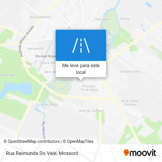 Rua Raimunda Do Vale mapa