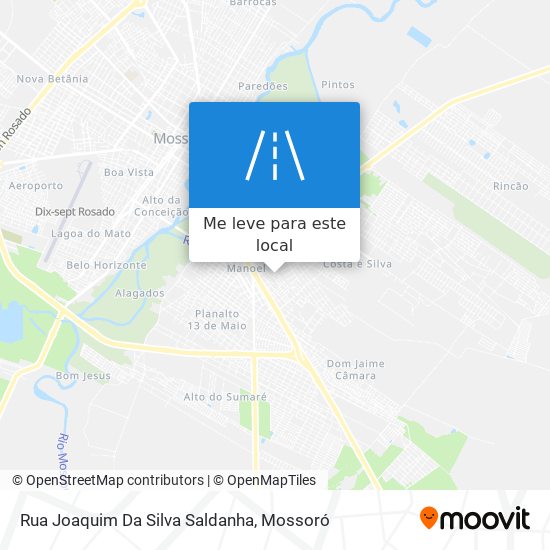 Rua Joaquim Da Silva Saldanha mapa