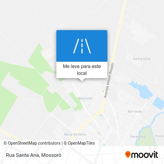 Rua Santa Ana mapa
