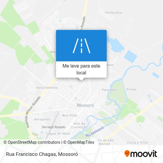 Rua Francisco Chagas mapa