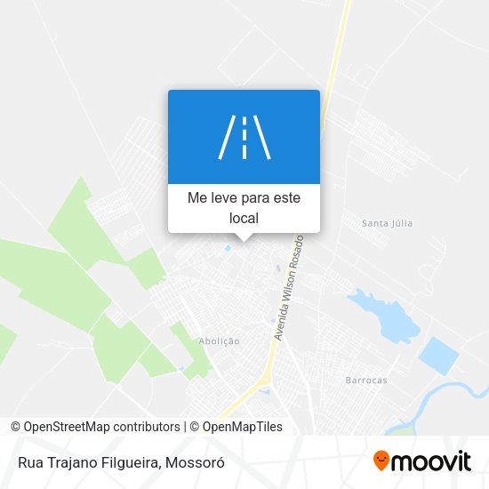 Rua Trajano Filgueira mapa