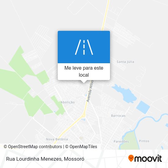 Rua Lourdinha Menezes mapa