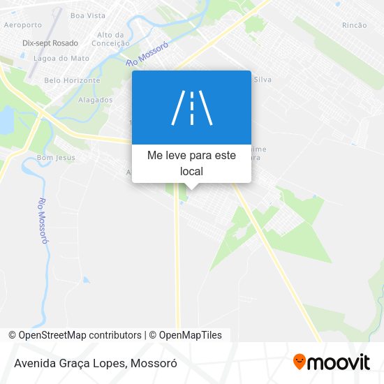 Avenida Graça Lopes mapa