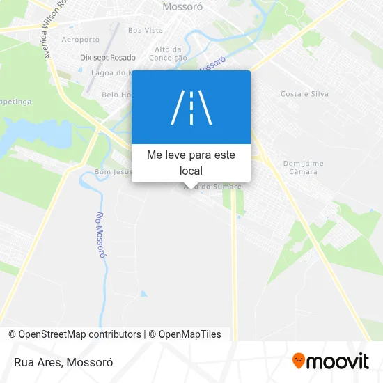 Rua Ares mapa